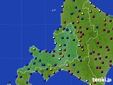 2023年01月27日の道央のアメダス(日照時間)