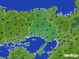 兵庫県のアメダス実況(気温)(2023年01月27日)