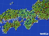 2023年01月28日の近畿地方のアメダス(日照時間)