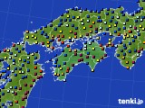 2023年01月28日の四国地方のアメダス(日照時間)