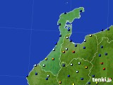 石川県のアメダス実況(日照時間)(2023年01月28日)