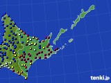 道東のアメダス実況(日照時間)(2023年01月28日)