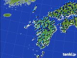 九州地方のアメダス実況(気温)(2023年01月28日)