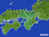2023年01月29日の近畿地方のアメダス(積雪深)