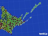 道東のアメダス実況(日照時間)(2023年01月29日)