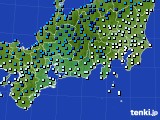 2023年01月30日の東海地方のアメダス(気温)