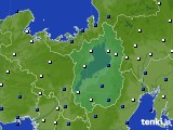 2023年01月30日の滋賀県のアメダス(風向・風速)