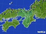 近畿地方のアメダス実況(積雪深)(2023年01月31日)
