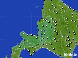 2023年01月31日の道央のアメダス(風向・風速)