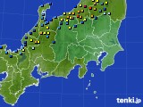 関東・甲信地方のアメダス実況(積雪深)(2023年02月01日)