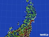 東北地方のアメダス実況(日照時間)(2023年02月01日)
