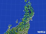 2023年02月01日の東北地方のアメダス(気温)