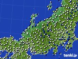北陸地方のアメダス実況(風向・風速)(2023年02月01日)