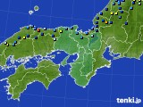 2023年02月03日の近畿地方のアメダス(積雪深)
