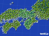 2023年02月03日の近畿地方のアメダス(気温)