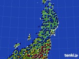 東北地方のアメダス実況(日照時間)(2023年02月04日)