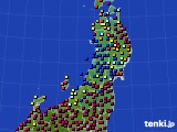 東北地方のアメダス実況(日照時間)(2023年02月06日)