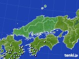 中国地方のアメダス実況(降水量)(2023年02月07日)