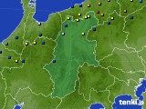 長野県のアメダス実況(積雪深)(2023年02月07日)