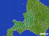 道央のアメダス実況(風向・風速)(2023年02月07日)