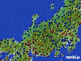 北陸地方のアメダス実況(日照時間)(2023年02月08日)