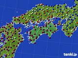 2023年02月08日の四国地方のアメダス(日照時間)
