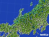 北陸地方のアメダス実況(気温)(2023年02月08日)