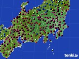 関東・甲信地方のアメダス実況(日照時間)(2023年02月09日)