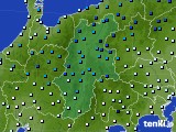 長野県のアメダス実況(気温)(2023年02月09日)