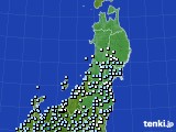 東北地方のアメダス実況(降水量)(2023年02月10日)