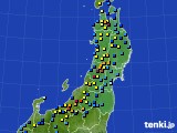 東北地方のアメダス実況(積雪深)(2023年02月11日)