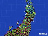 東北地方のアメダス実況(日照時間)(2023年02月11日)