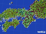 近畿地方のアメダス実況(日照時間)(2023年02月11日)
