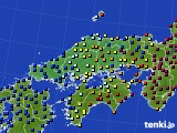中国地方のアメダス実況(日照時間)(2023年02月11日)