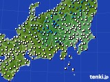 関東・甲信地方のアメダス実況(気温)(2023年02月11日)
