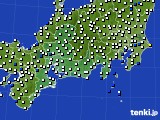 東海地方のアメダス実況(風向・風速)(2023年02月11日)