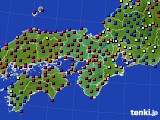 近畿地方のアメダス実況(日照時間)(2023年02月12日)