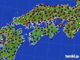 2023年02月12日の四国地方のアメダス(日照時間)