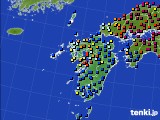 九州地方のアメダス実況(日照時間)(2023年02月12日)