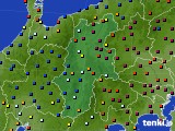 長野県のアメダス実況(日照時間)(2023年02月12日)