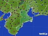 三重県のアメダス実況(日照時間)(2023年02月12日)