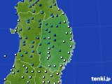 2023年02月12日の岩手県のアメダス(気温)