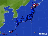 アメダス実況(日照時間)(2023年02月13日)