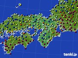 近畿地方のアメダス実況(日照時間)(2023年02月14日)