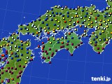 2023年02月14日の四国地方のアメダス(日照時間)