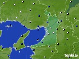 大阪府のアメダス実況(風向・風速)(2023年02月14日)