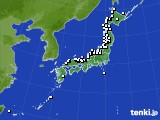 アメダス実況(降水量)(2023年02月15日)