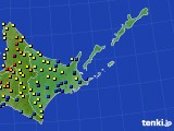 道東のアメダス実況(積雪深)(2023年02月15日)