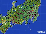 関東・甲信地方のアメダス実況(日照時間)(2023年02月15日)