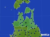 青森県のアメダス実況(気温)(2023年02月15日)